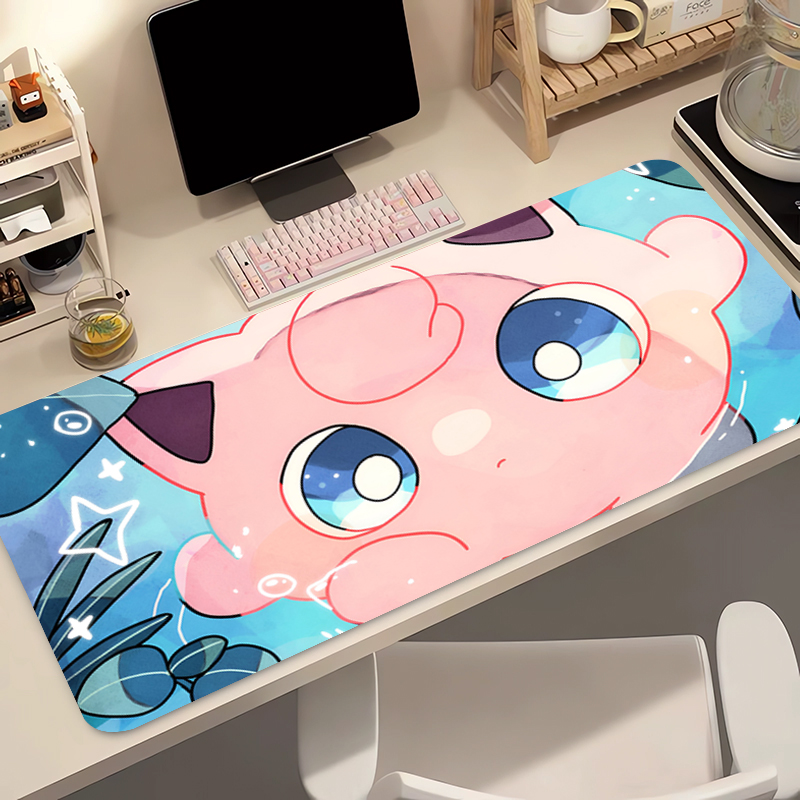 Keyboard Tenkeyless - Anime Muismat 90x40 cm Pokemon Jigglypuff