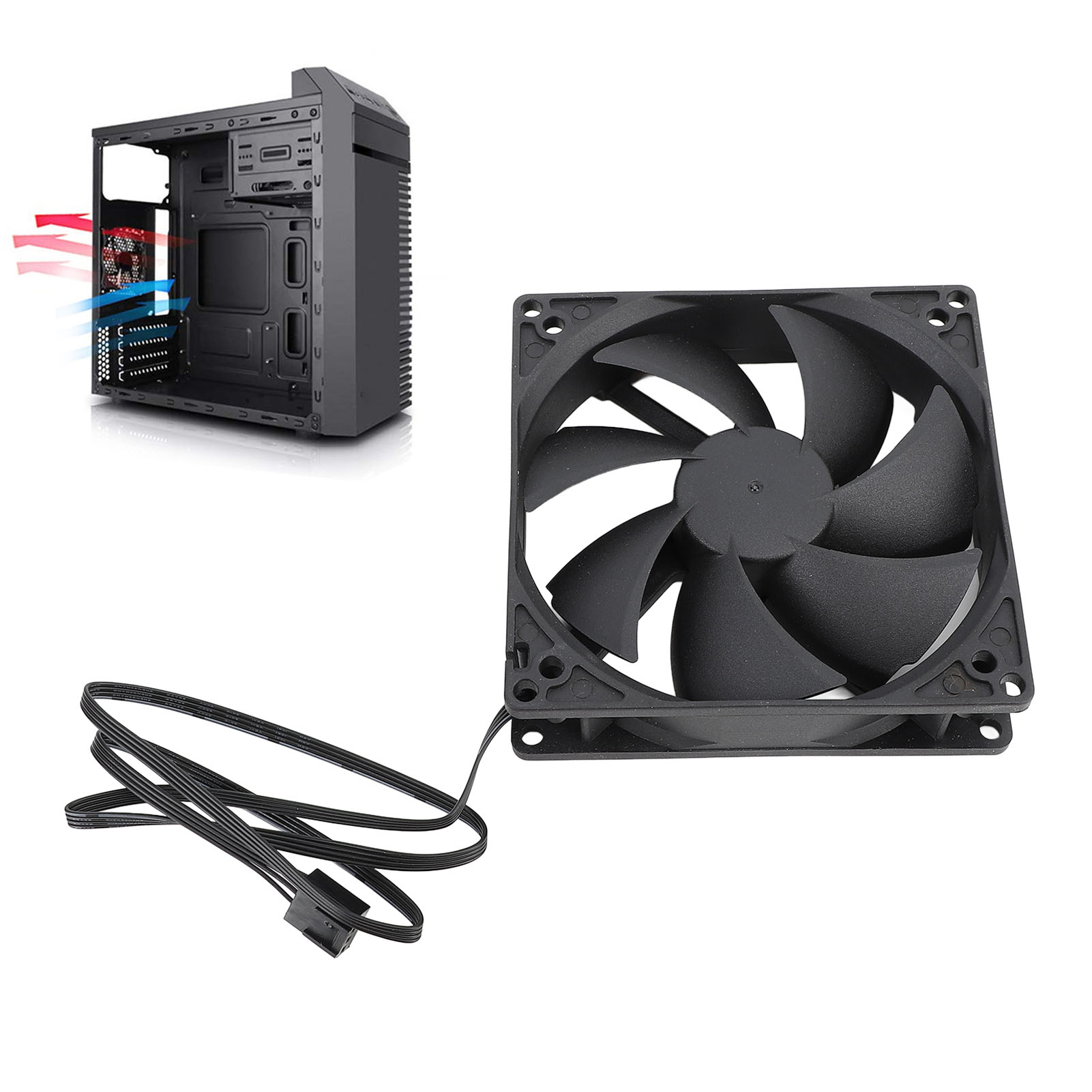 Esports Gaming Fan - 100mm PC PWM Case Fan 100mm