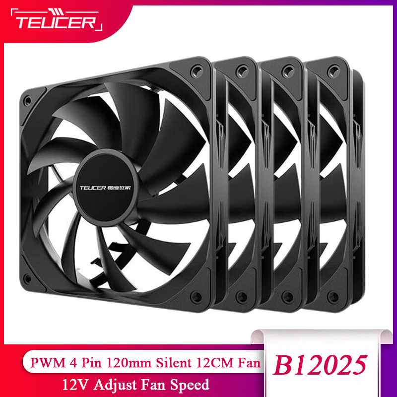 Esports Gaming Fan - TEUCER PC Computerkastventilator PWM 4-pins 120