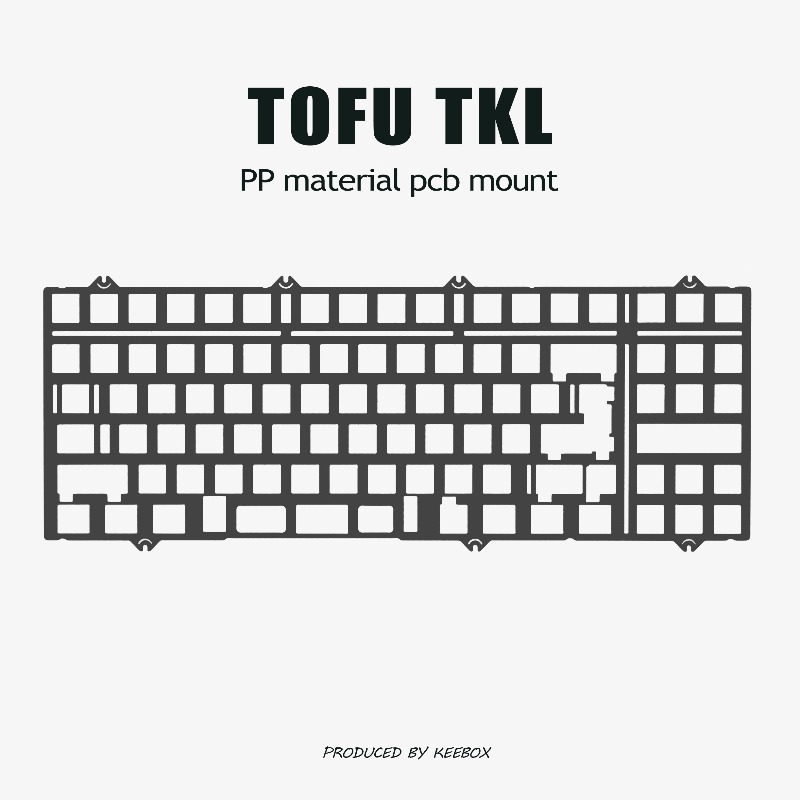 Esports Pc Gaming - TOFU TKL Toetsenbordpositioneringsbord Aangepaste PC Aluminium