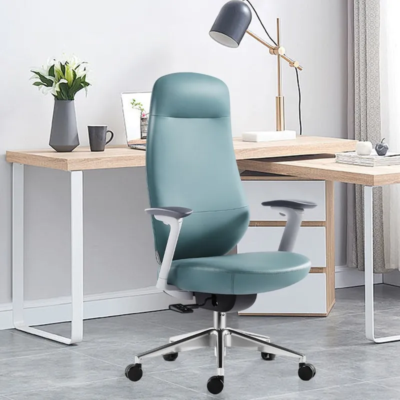 Esports Gaming Chair - Lederen Boss-bureaustoel Ergonomisch draaibaar computerbureaustoel Thuis