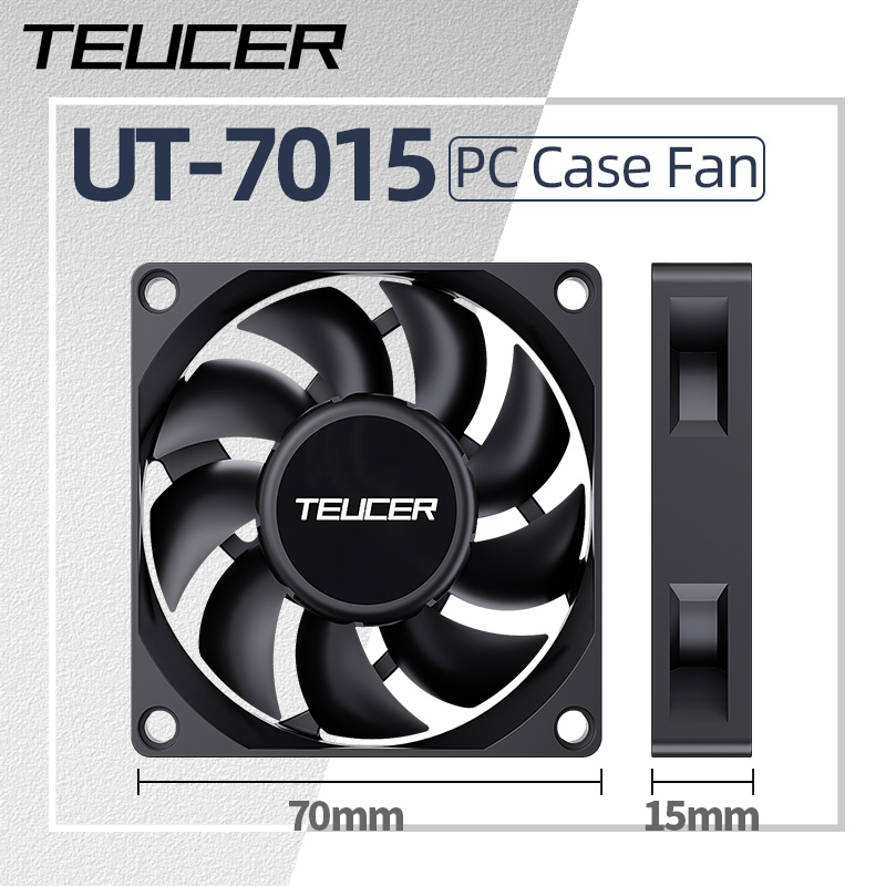 Esports Gaming Fan - Teucer UT-7015 7 cm Chassis Koelventilator