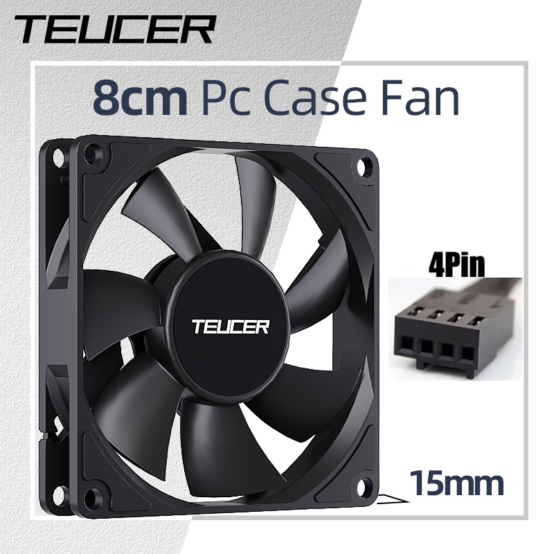 Esports Gaming Fan - Teucer UT-8015 8 CM Chassis Fan