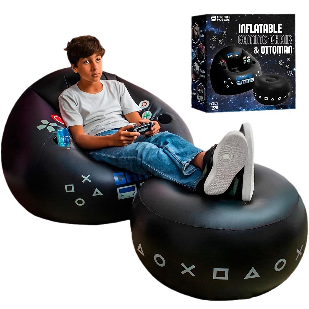 Esports Gaming Chair - Creatieve Esports Gamingstoel met bekerhouder, zijvakken,