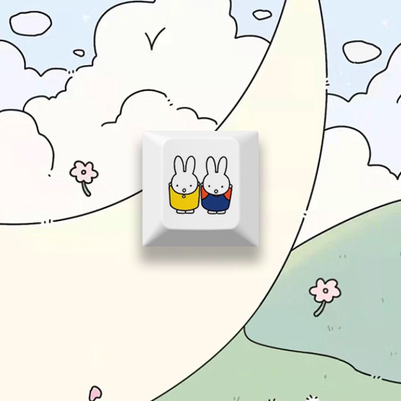 Nieuwe Miffy konijn cartoon sc - Keyboard Tenkeyless recensie en prijs