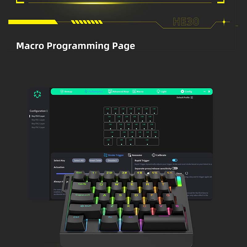 HE30 Mechanisch Gaming Toetsen - Esports Gaming recensie en prijs