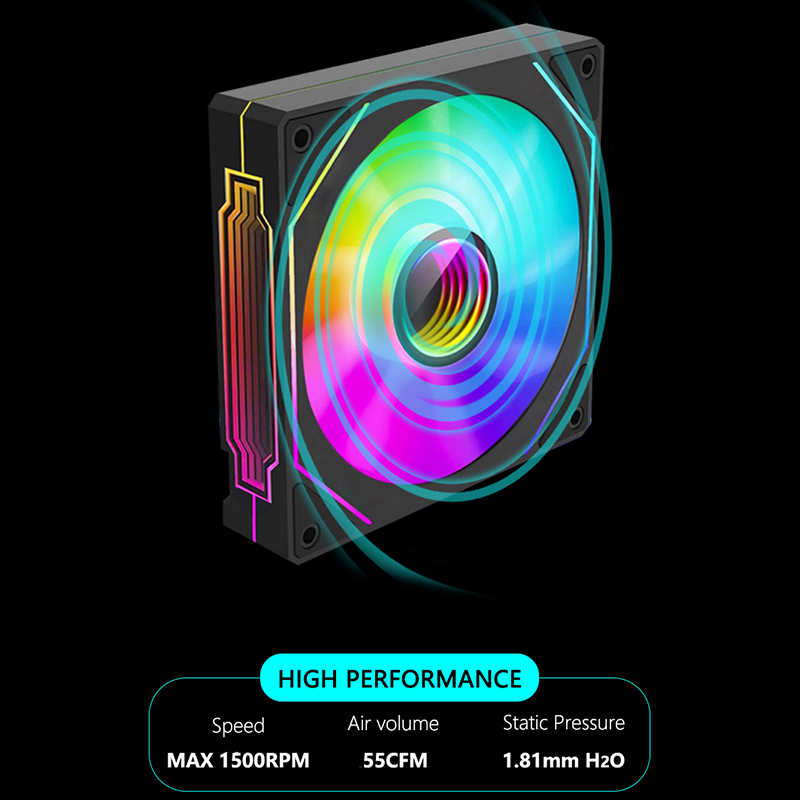 JUMPEAK MS120 120mm Case Fan 5 - Esports Gaming Fan recensie en prijs