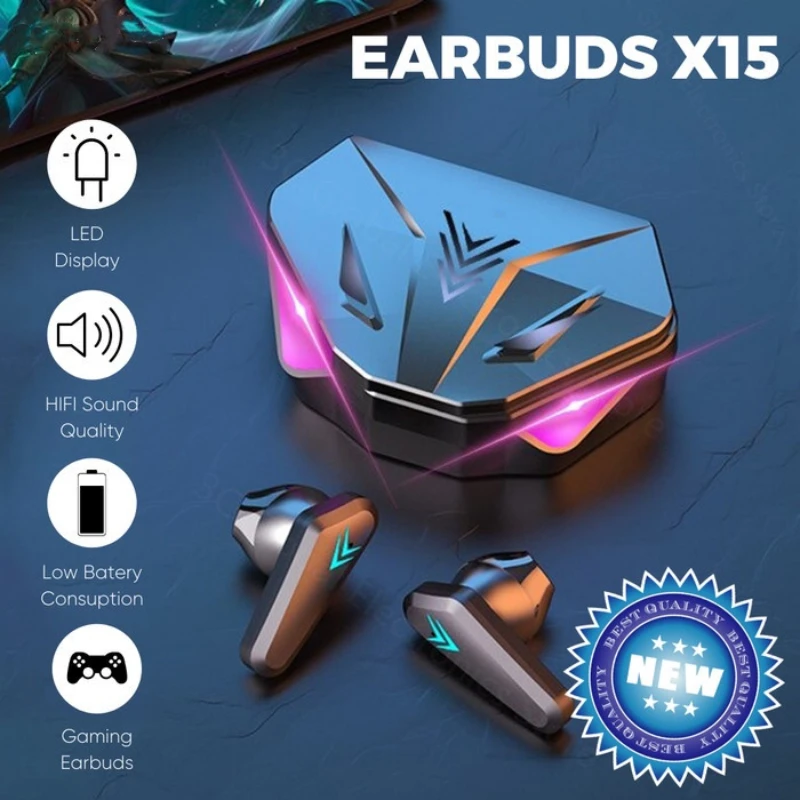 1PCS X15 TWS X15 Pro Draadloze - Esports Gaming Video recensie en prijs
