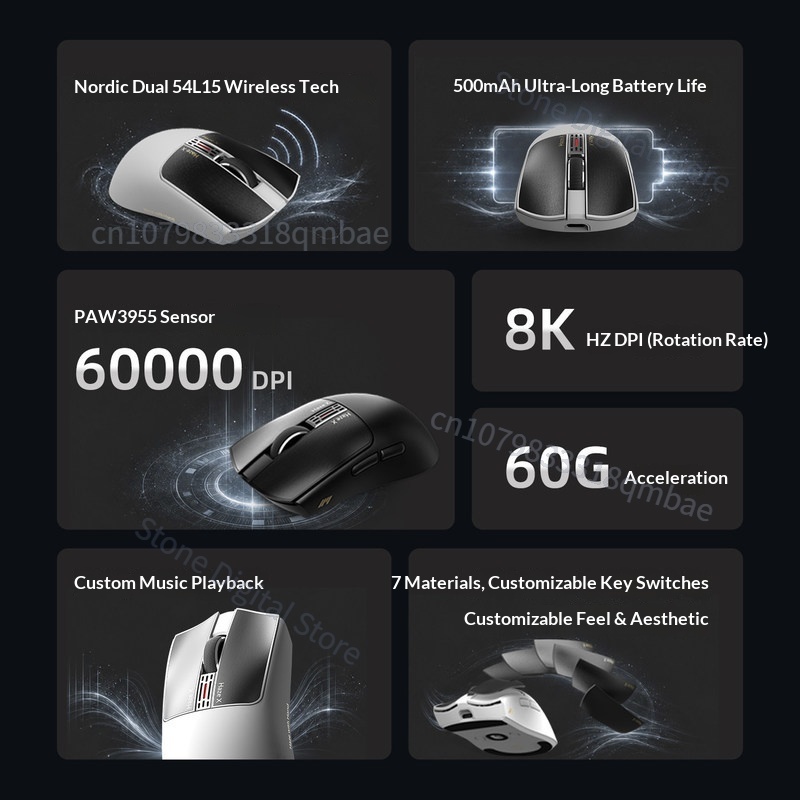 IPI HAZEX Draadloze Drie-Mode  - Mouse Gaming Esports recensie en prijs