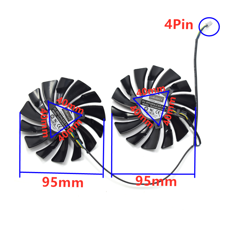 2 Stuks 95Mm PLD10010S12HH Vid - Esports Gaming Fan recensie en prijs