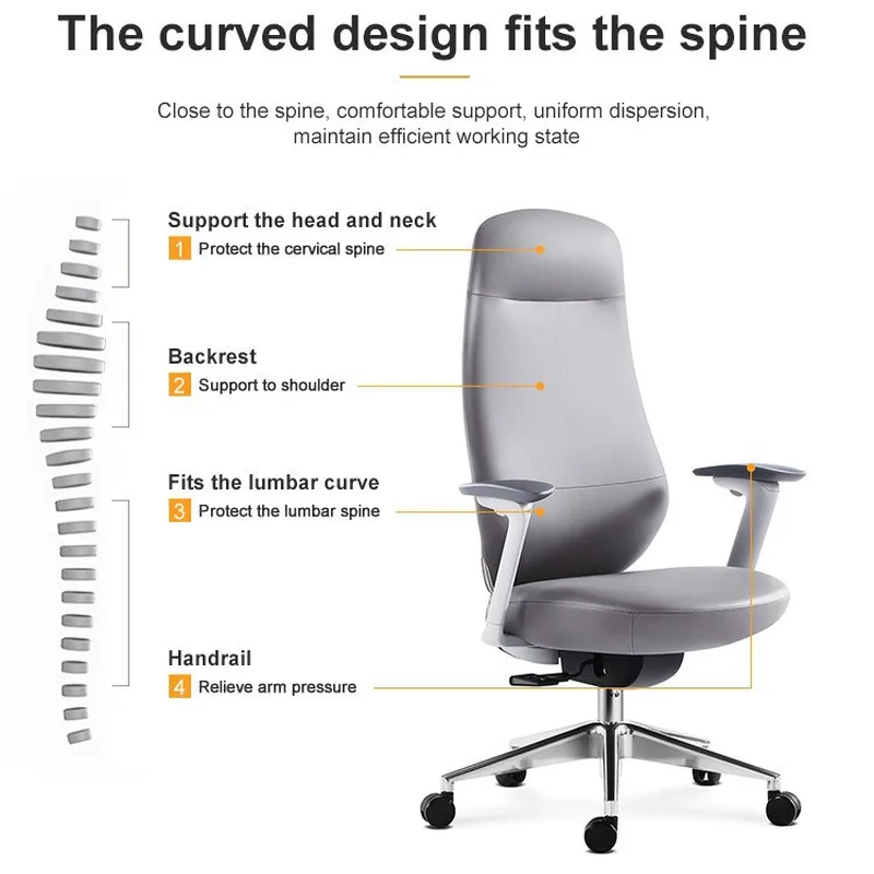 Lederen Boss-bureaustoel Ergon - Esports Gaming Chair recensie en prijs