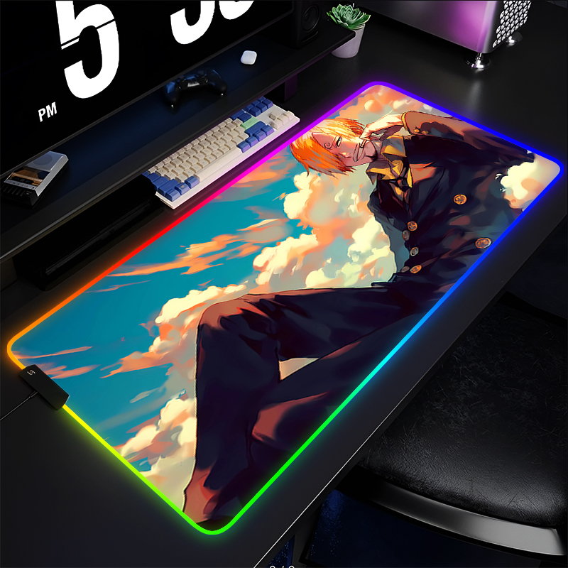 RGB Anime muismat één stuk San - Mouse Gaming Esports recensie en prijs