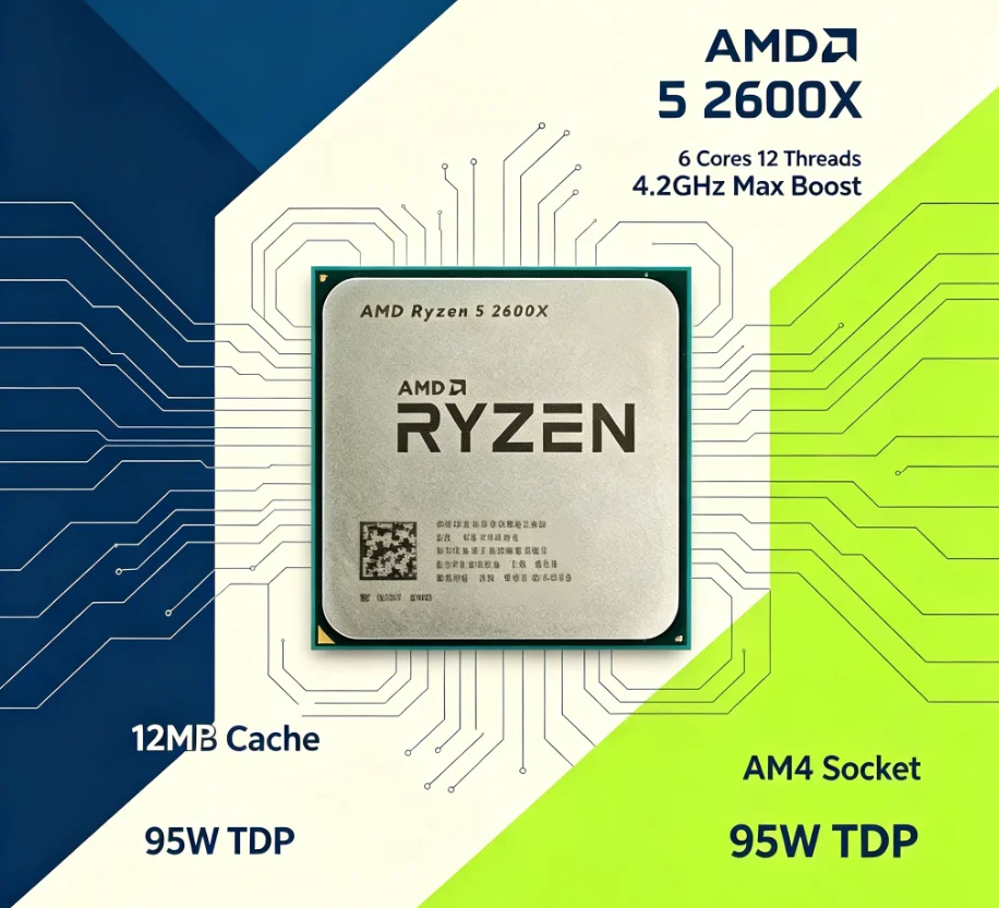 AMD R5 2600X 12nm AM4 Desktop  - Esports Pc Gaming recensie en prijs
