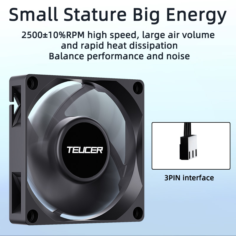 Teucer UT-7015 7 cm Chassis Ko - Esports Gaming Fan recensie en prijs