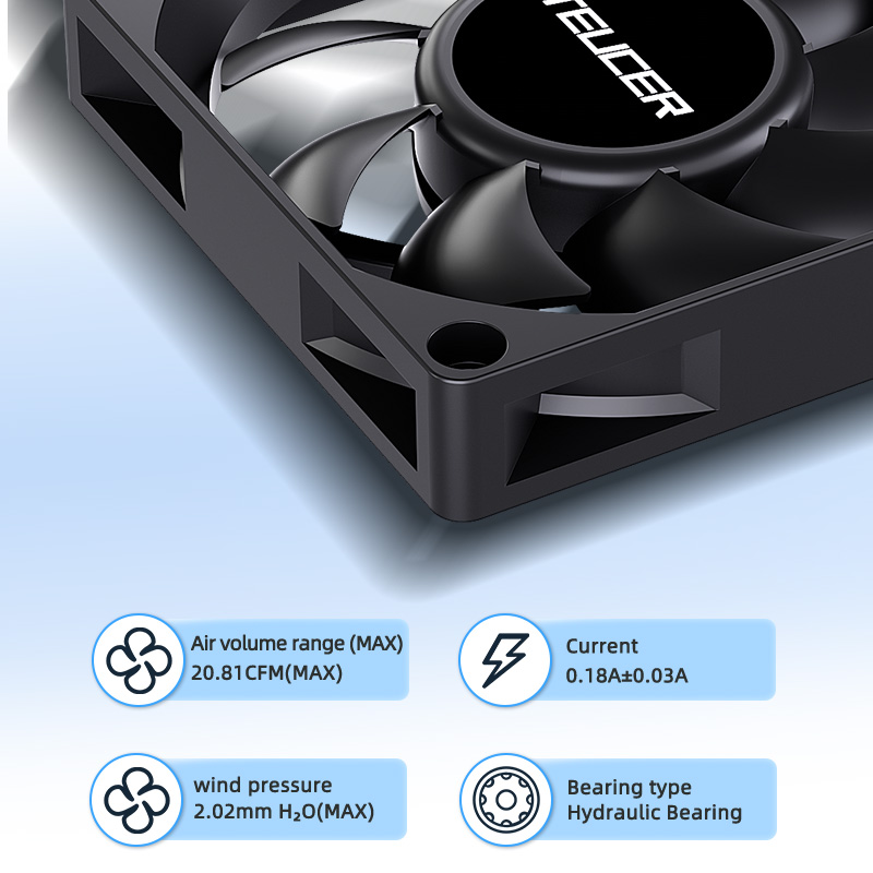 Teucer UT-7015 7 cm Chassis Ko - Esports Gaming Fan recensie en prijs