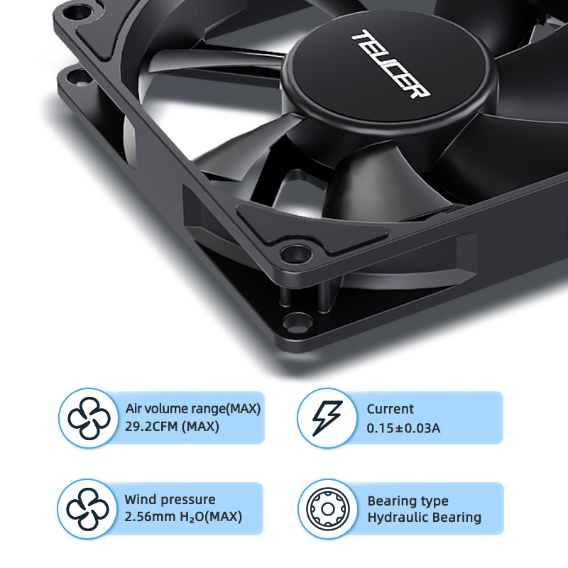 Teucer UT-8015 8 CM Chassis Fa - Esports Gaming Fan recensie en prijs