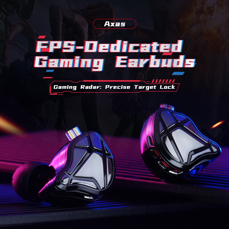    KZ Axas FPS Gaming IEM Oor - Esports Gaming Video recensie en prijs